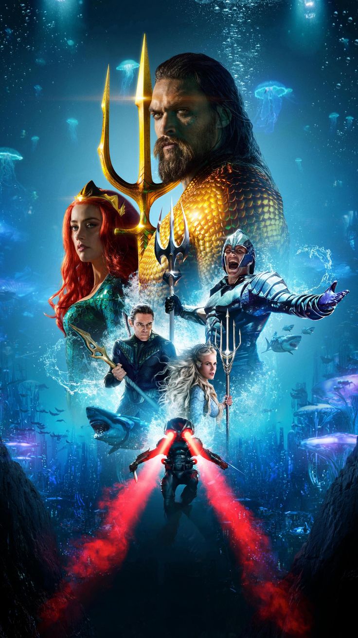 Aquaman 2018 Movie Banner Textless Wallpapers