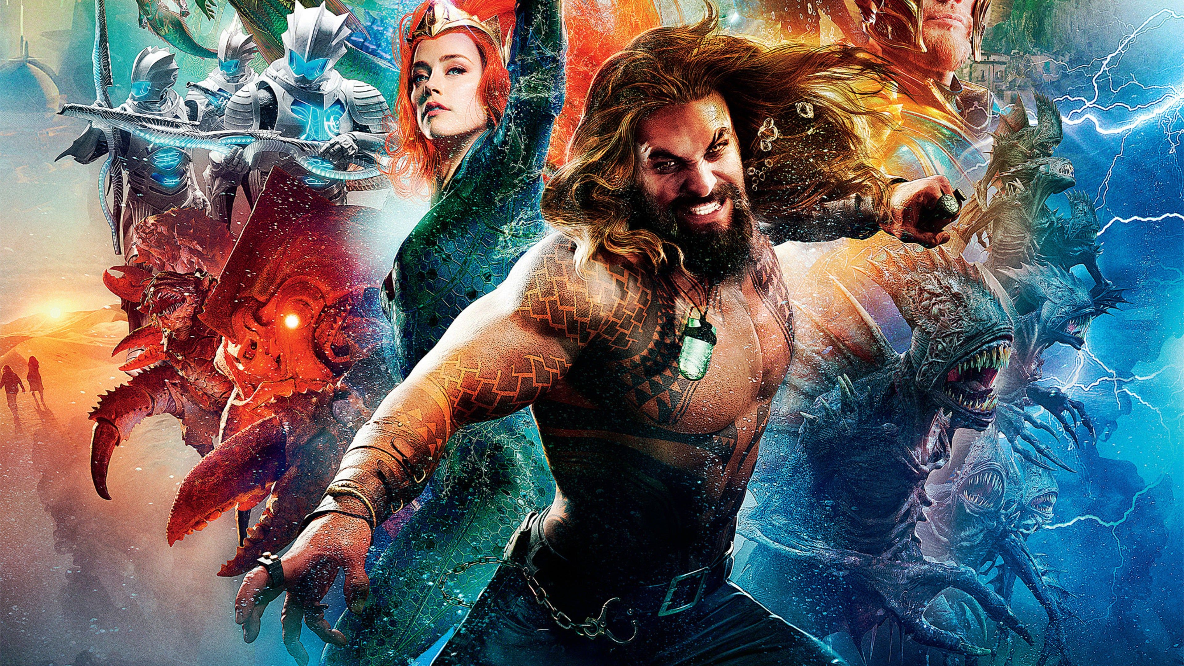 Aquaman 2018 Movie Banner Textless Wallpapers