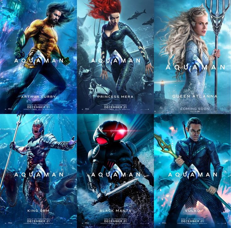 Aquaman 2018 Movie Fan Poster Wallpapers
