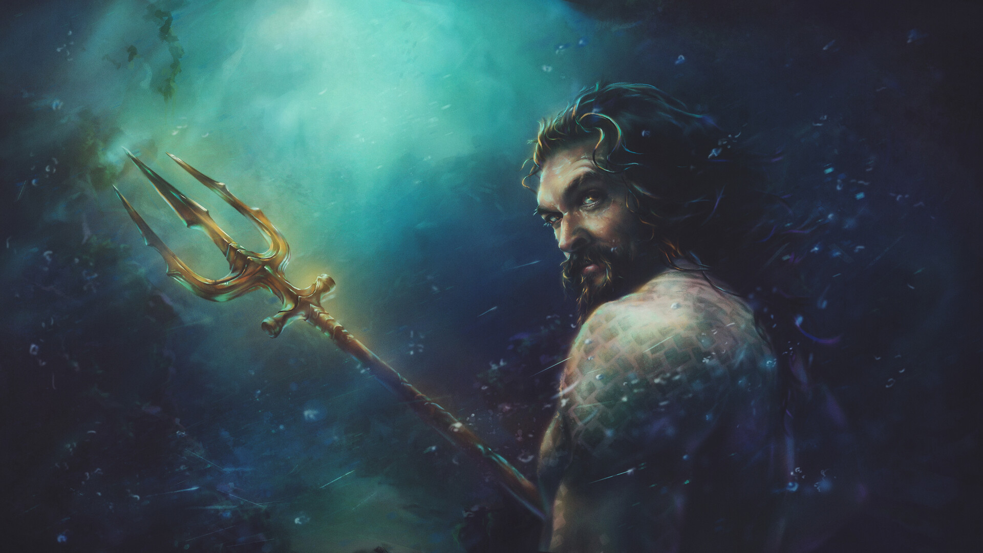 Aquaman Jason Momoa Artwork Wallpapers