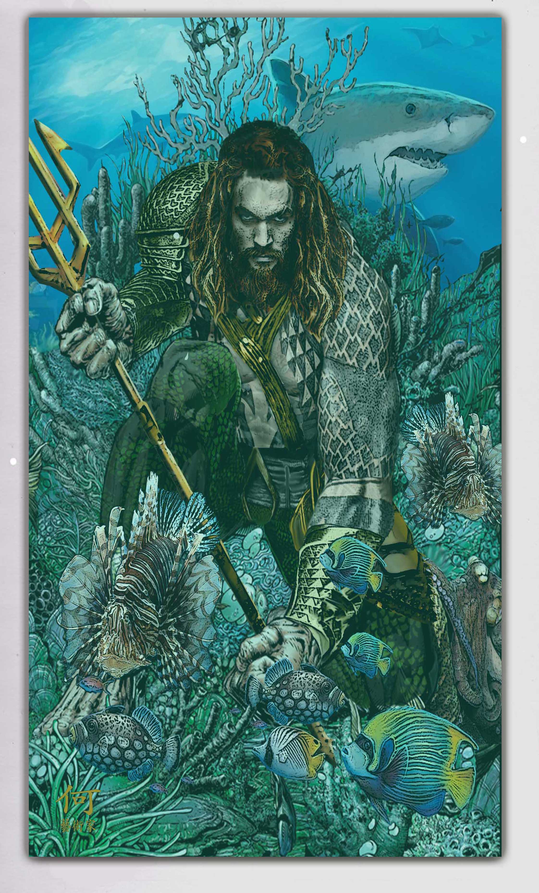 Aquaman Jason Momoa Artwork Wallpapers