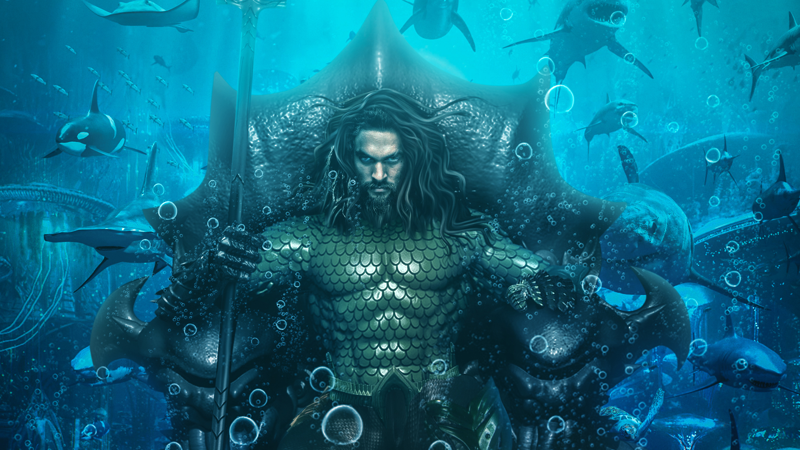 Aquaman Jason Momoa Artwork Wallpapers