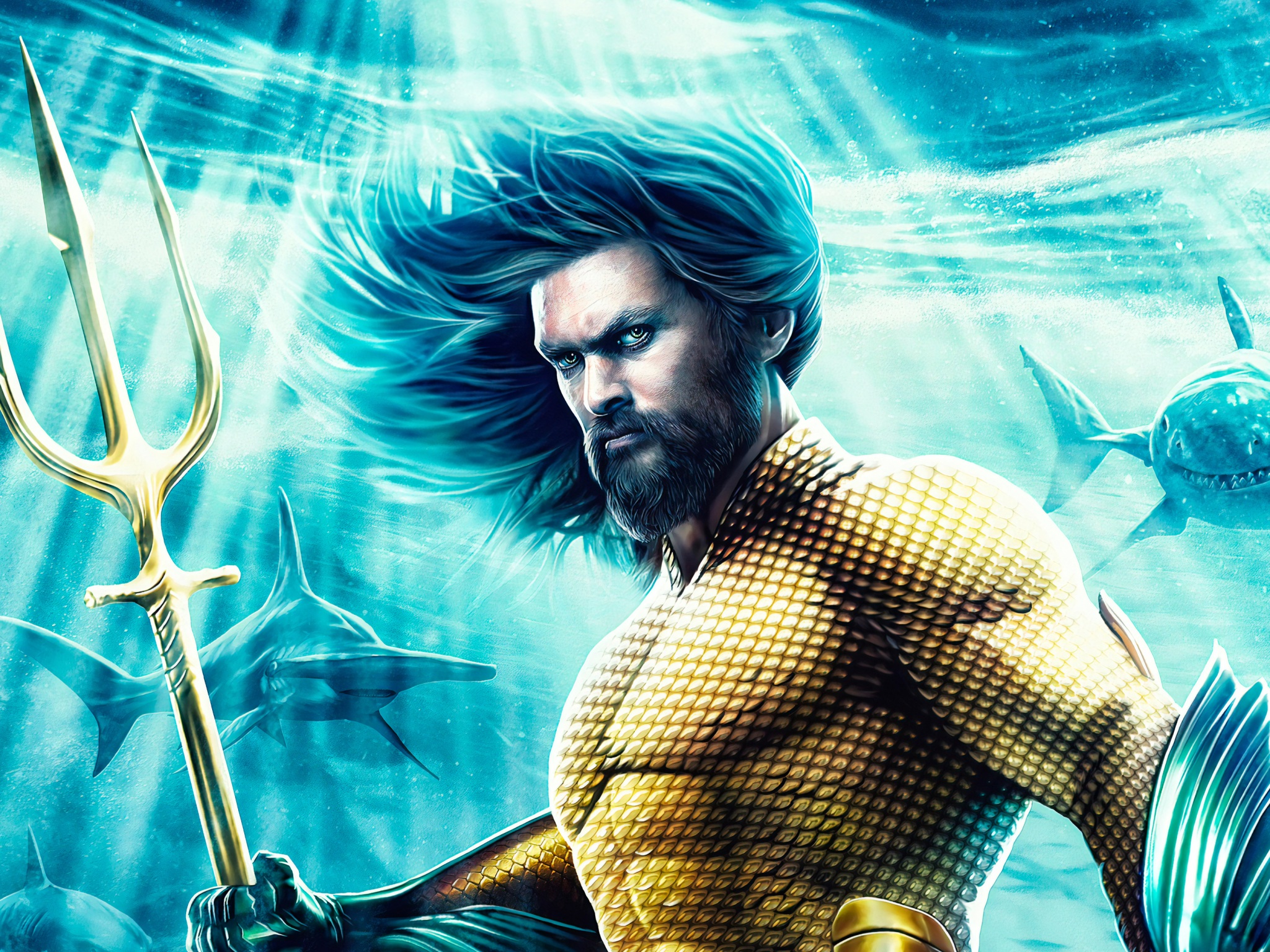 Aquaman Jason Momoa Artwork Wallpapers