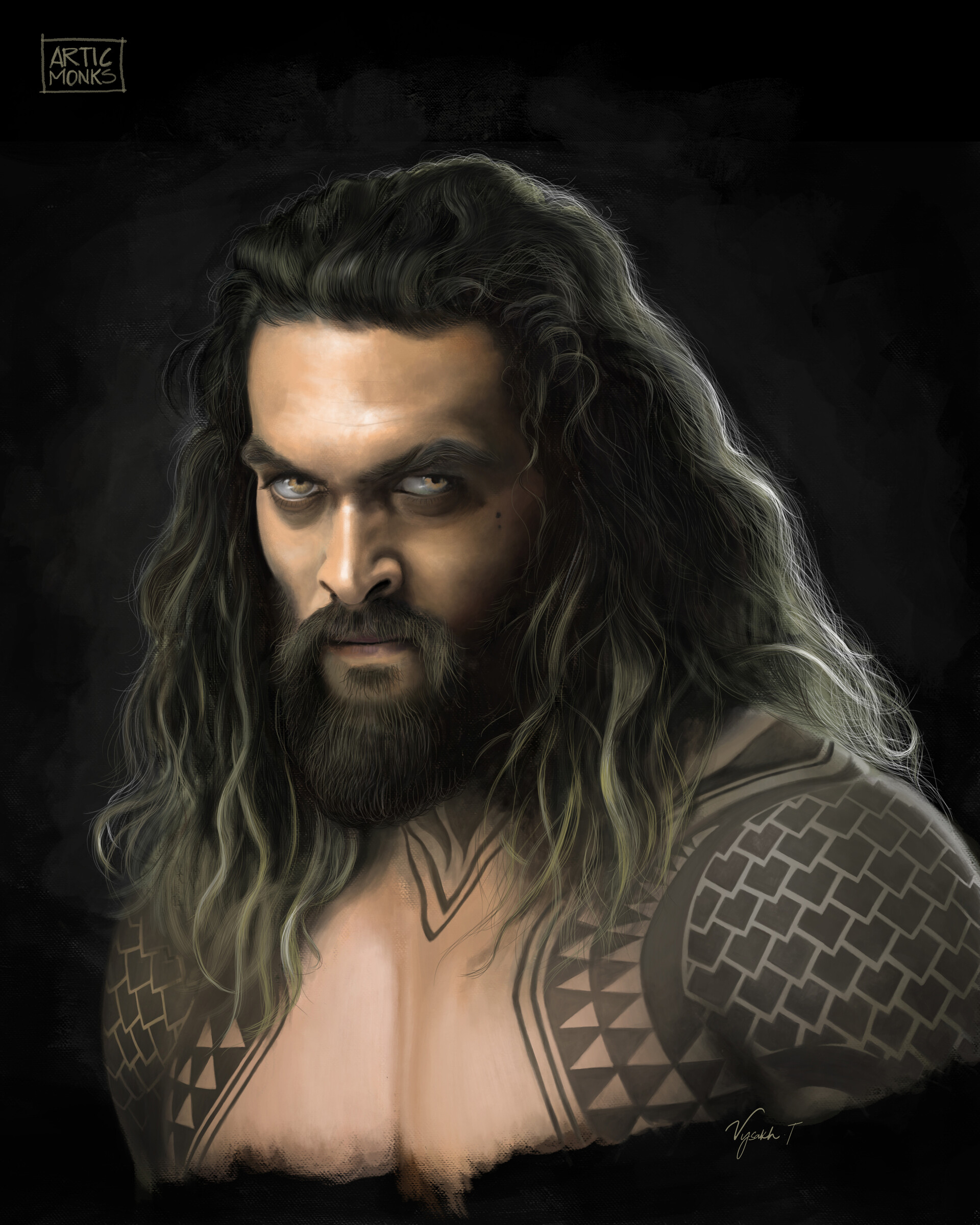 Aquaman Jason Momoa Artwork Wallpapers