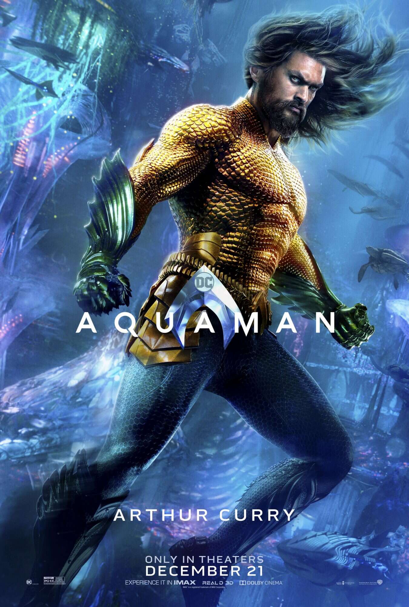 Aquaman Movie Brand New Poster Wallpapers