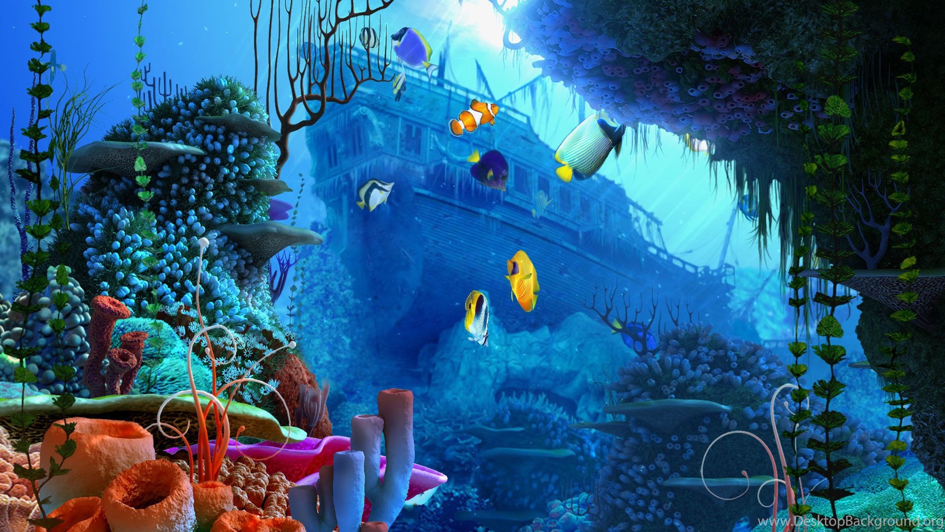 Aquarium Desktop Background