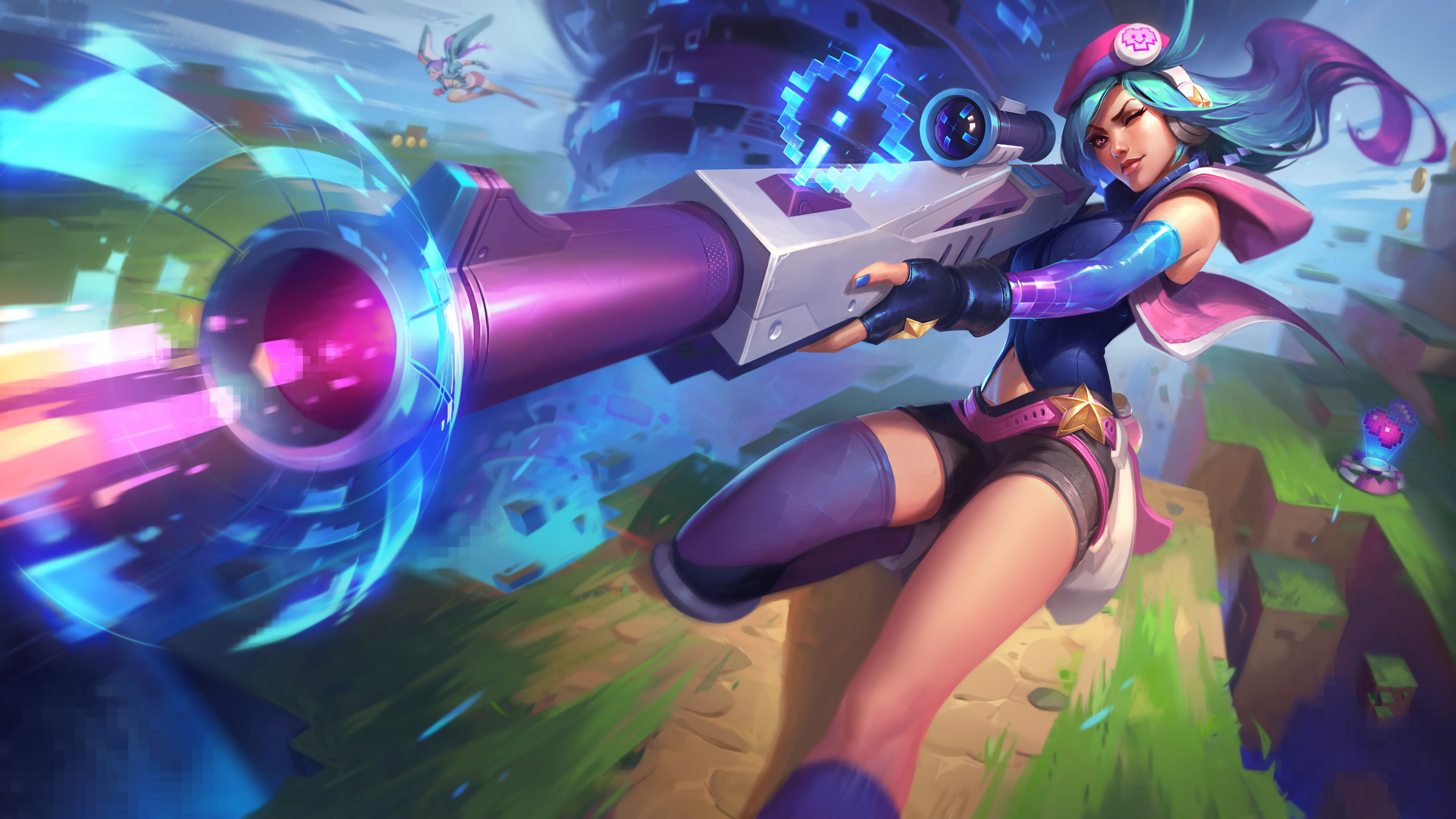 Arcane Caitlyn League of Legends Splash Wallpapers