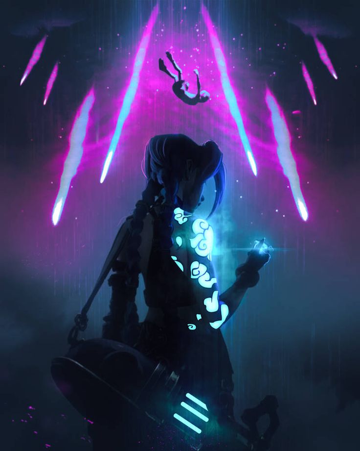 Arcane Hd Jinx Digital Art Wallpapers