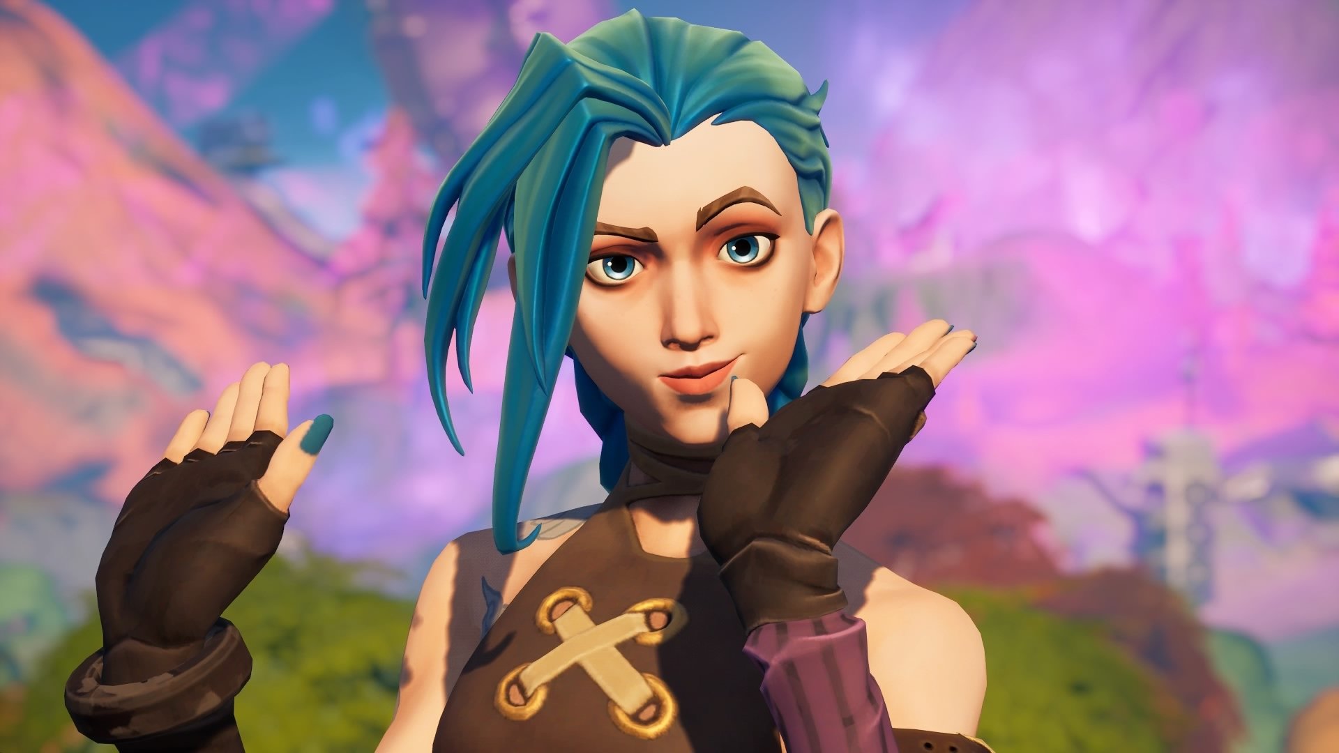 Arcane Jinx Fortnite Wallpapers