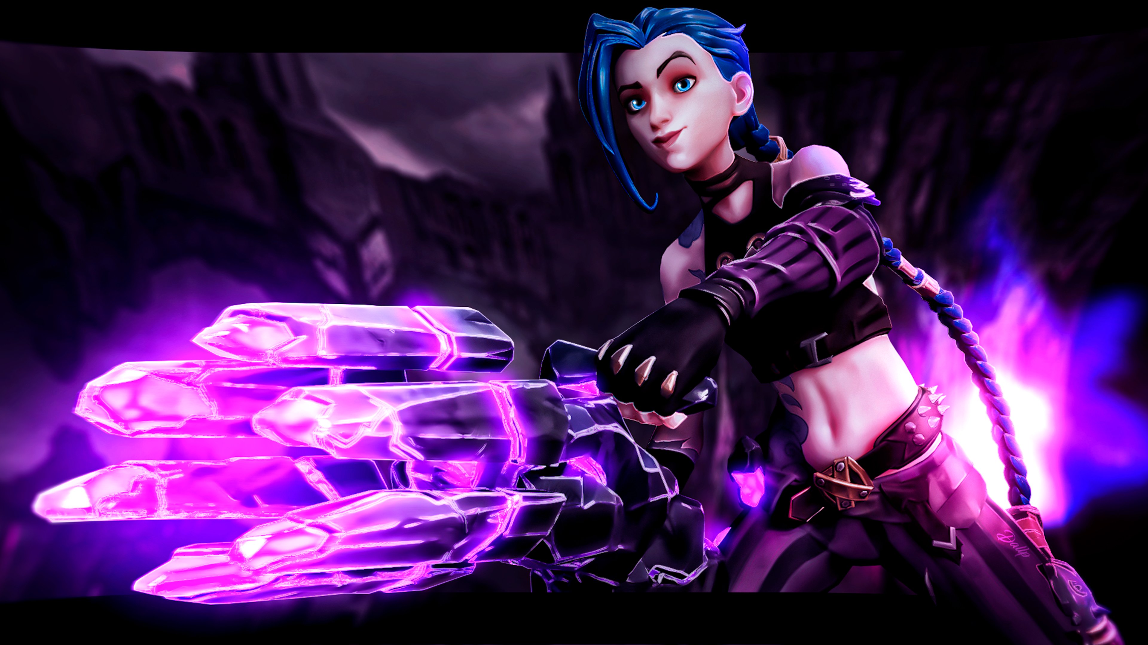 Arcane Jinx Fortnite Wallpapers