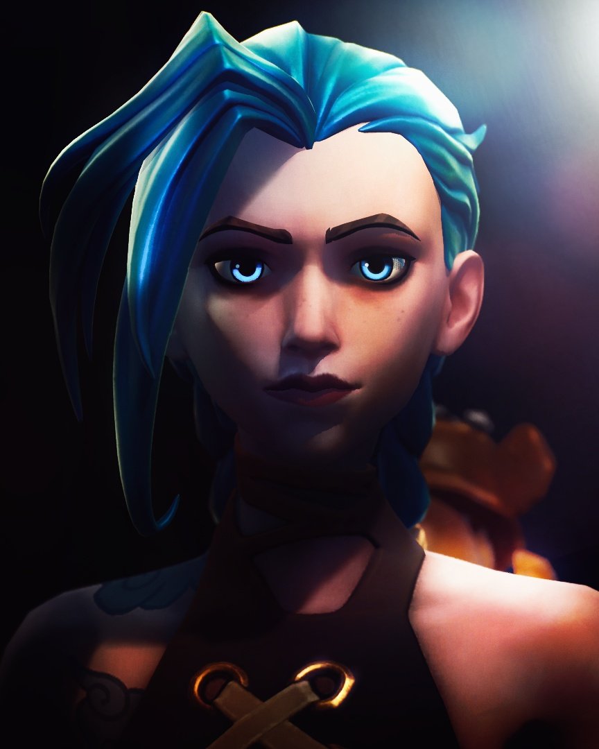 Arcane Jinx Fortnite Wallpapers