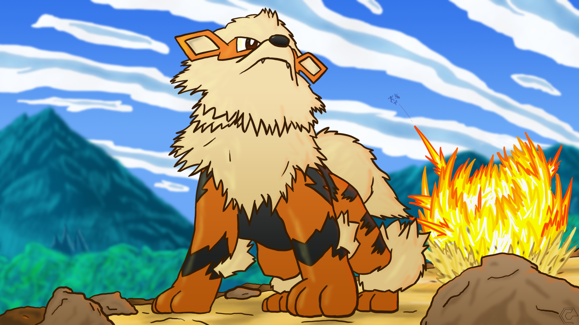 Arcanine Background