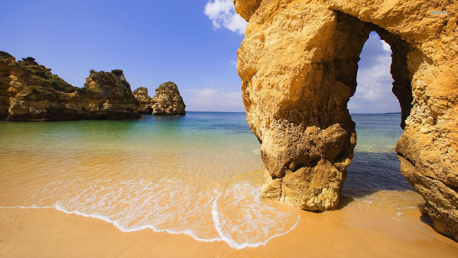 Arch 4K Portugal Coast Wallpapers