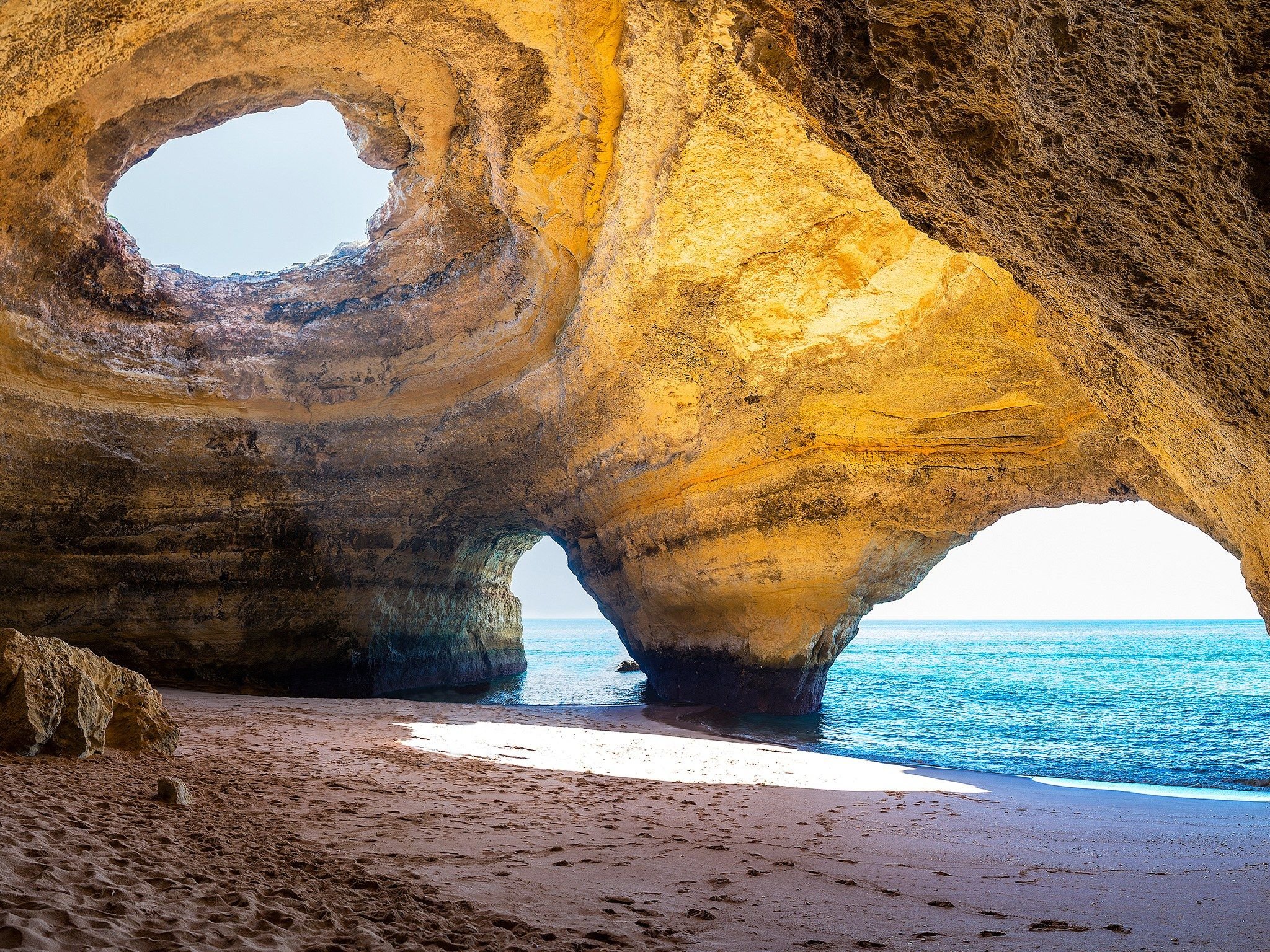 Arch 4K Portugal Coast Wallpapers
