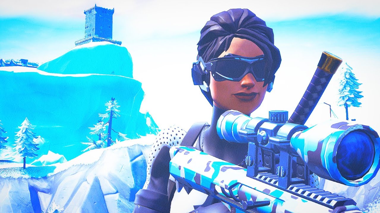 Arctic Assassin Fortnite Wallpapers