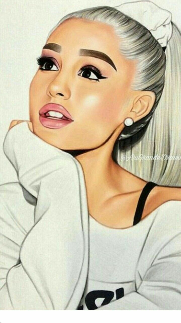 ariana grande cute drawings Wallpapers