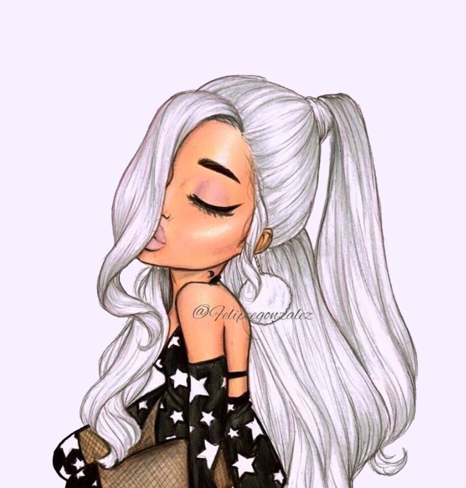 ariana grande cute drawings Wallpapers