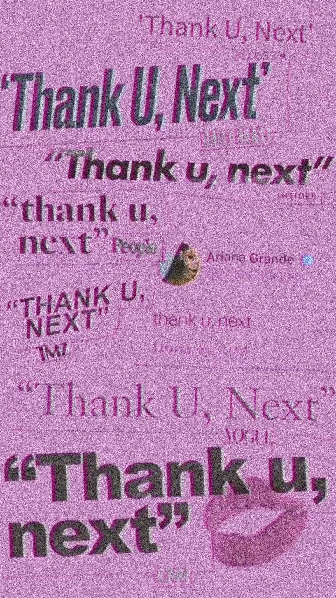 ariana grande thank u next Wallpapers