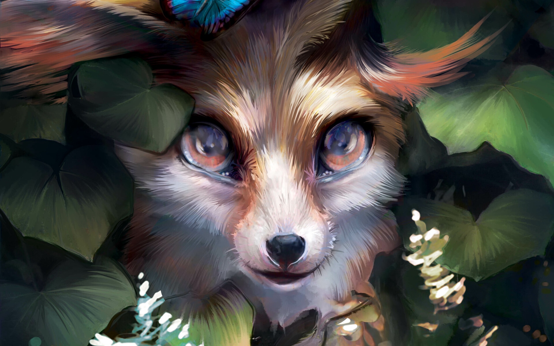 Art Fox Hd Wallpapers