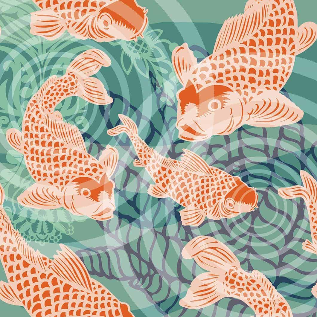 Art Koi Fish Wallpapers