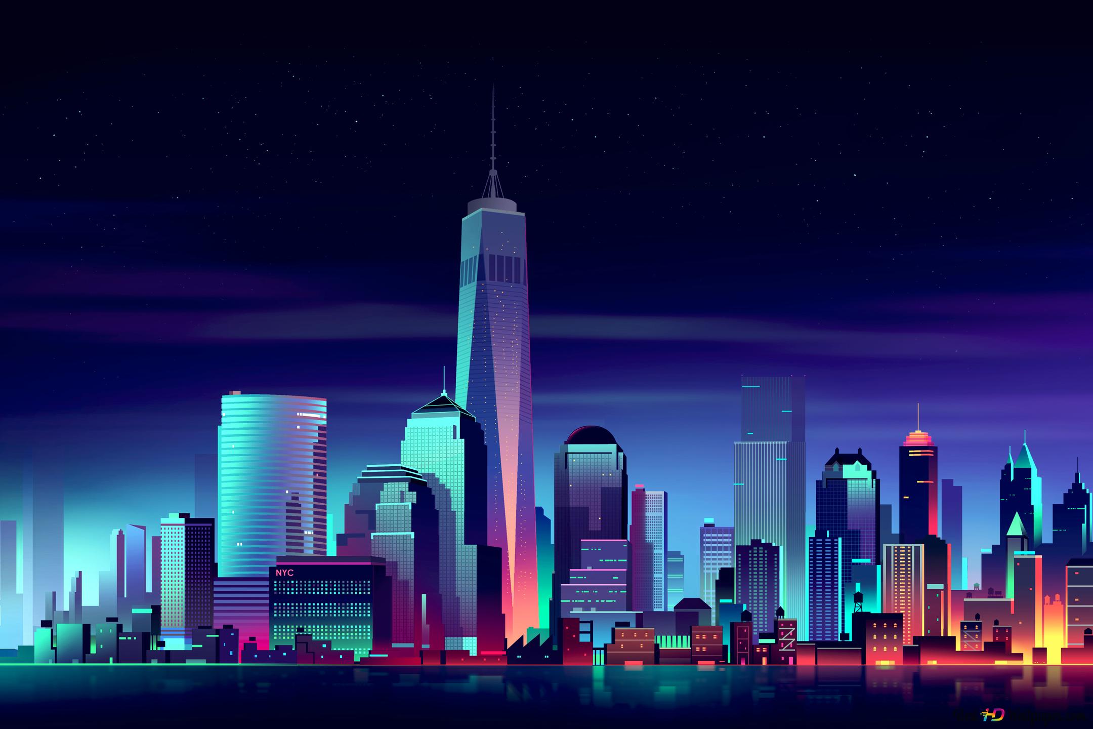 Artistic Building Pixel Art Wallpapers