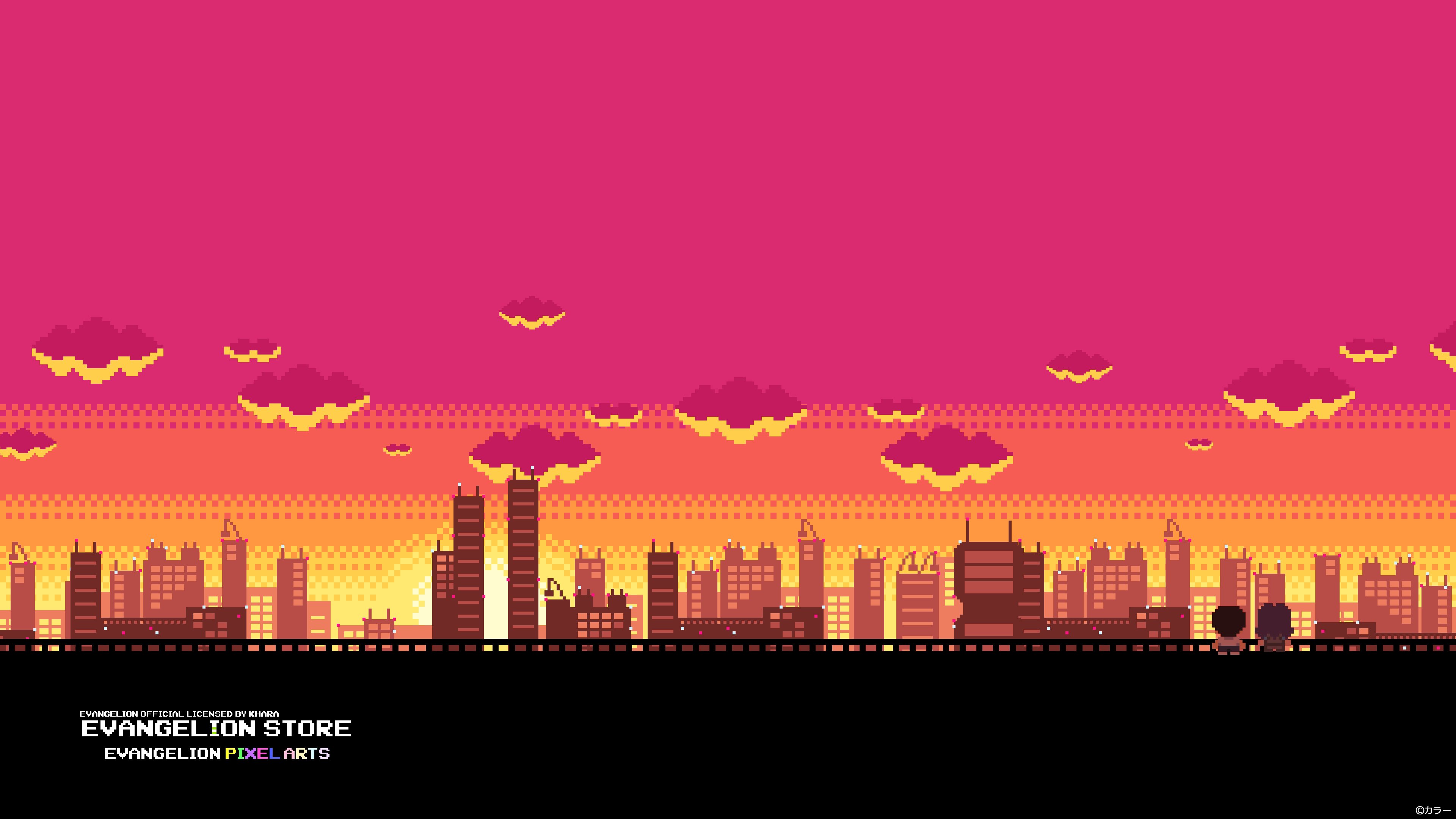 Artistic Building Pixel Art Wallpapers