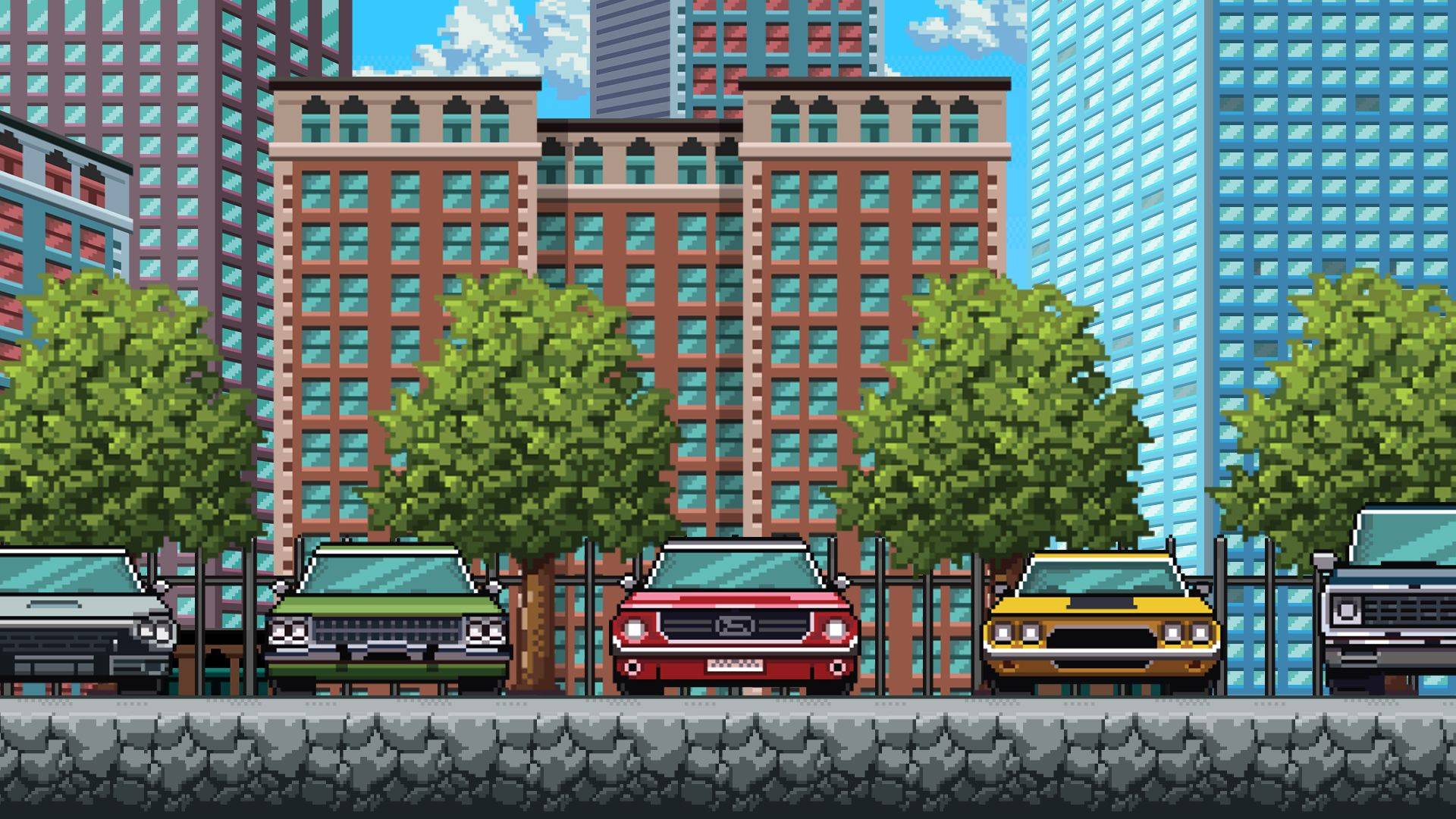 Artistic Building Pixel Art Wallpapers