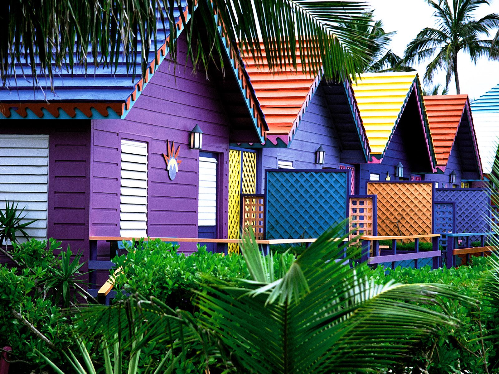 Artistic Colourful House Wallpapers