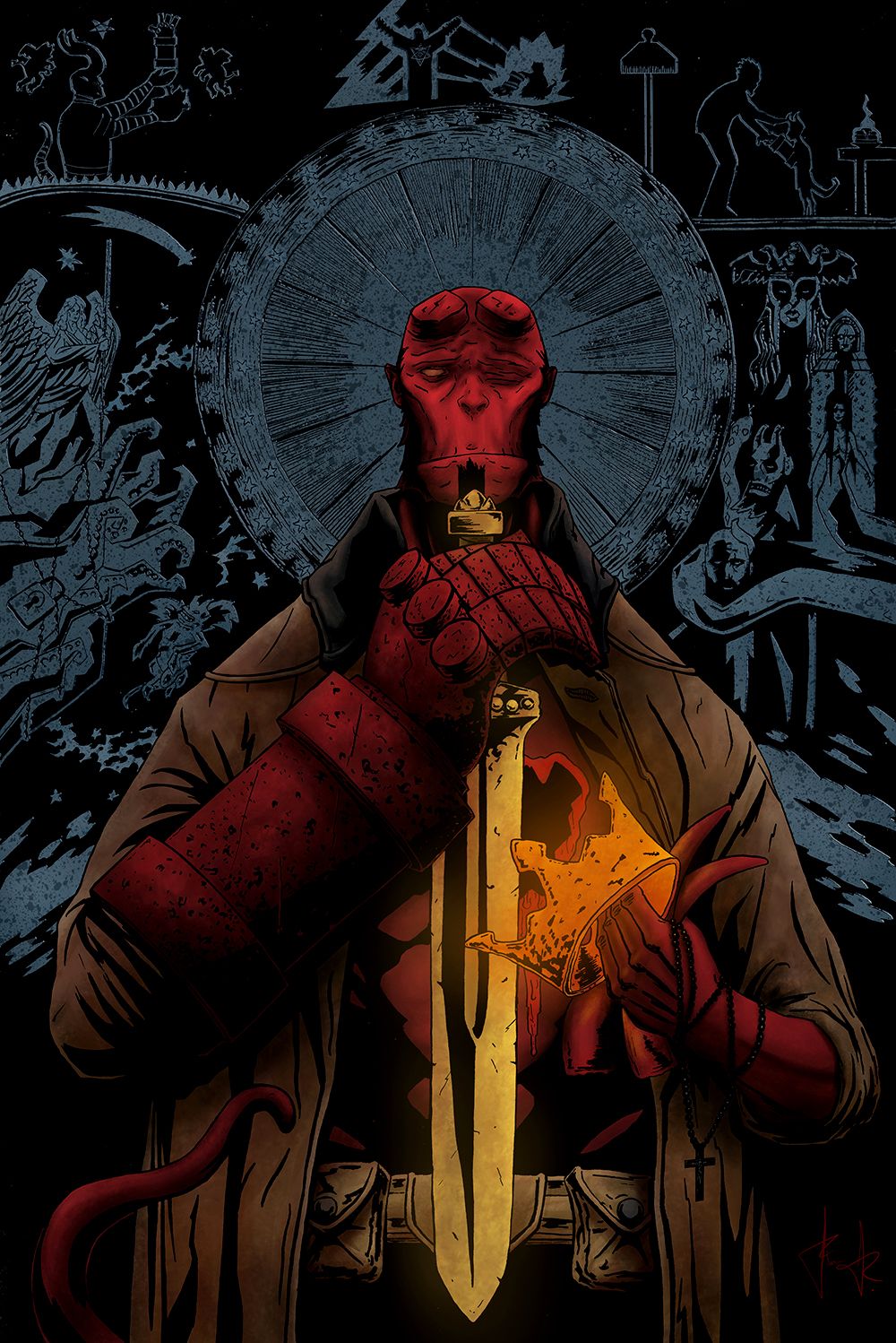 Artistic Hellboy Wallpapers