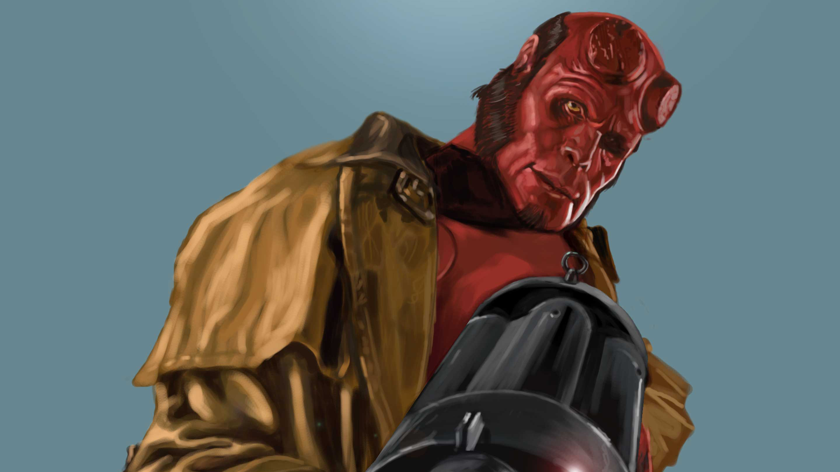 Artistic Hellboy Wallpapers