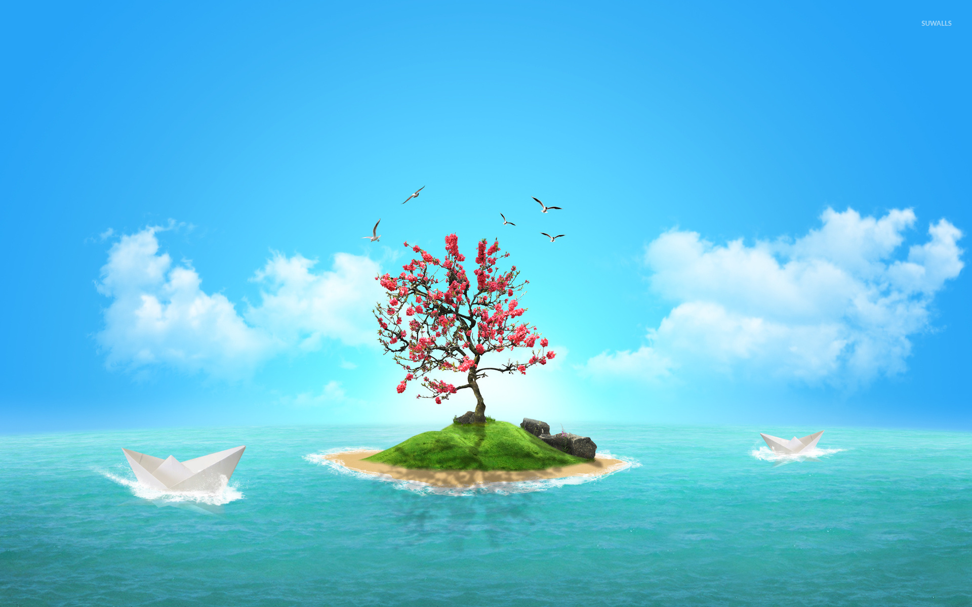 Artistic Island Wallpapers