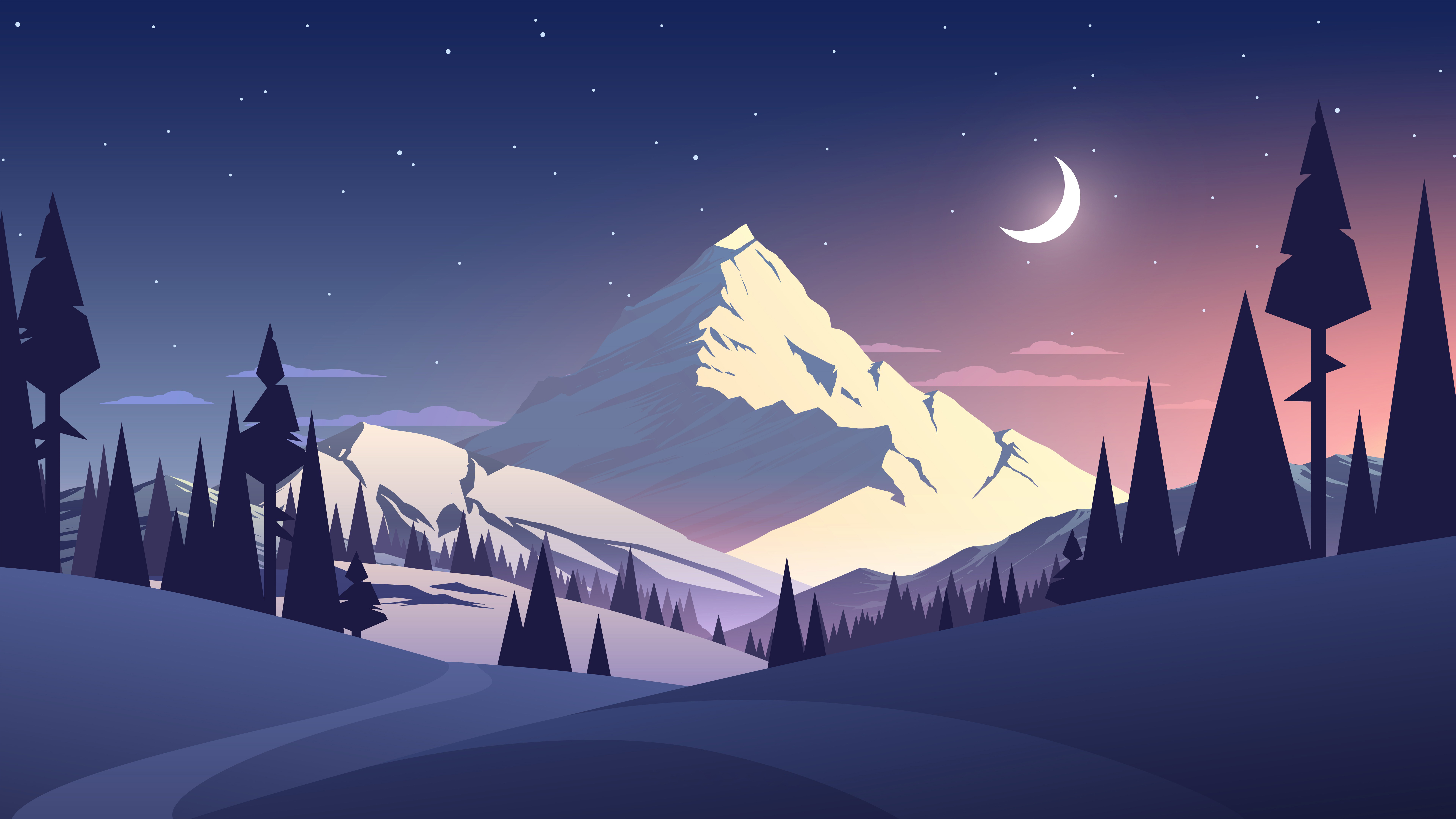 Artistic Mountains Wallpapers