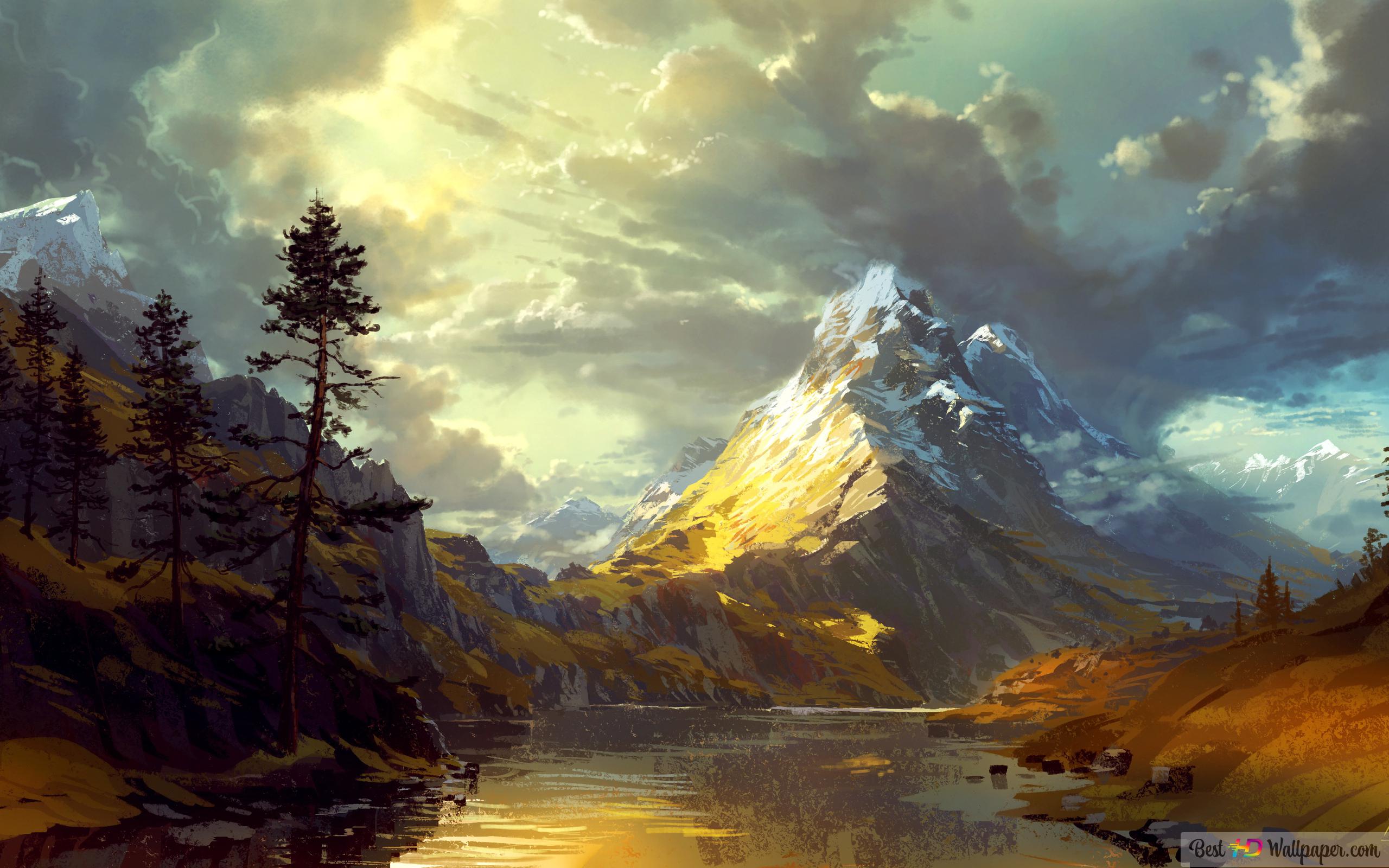 Artistic Mountains Wallpapers