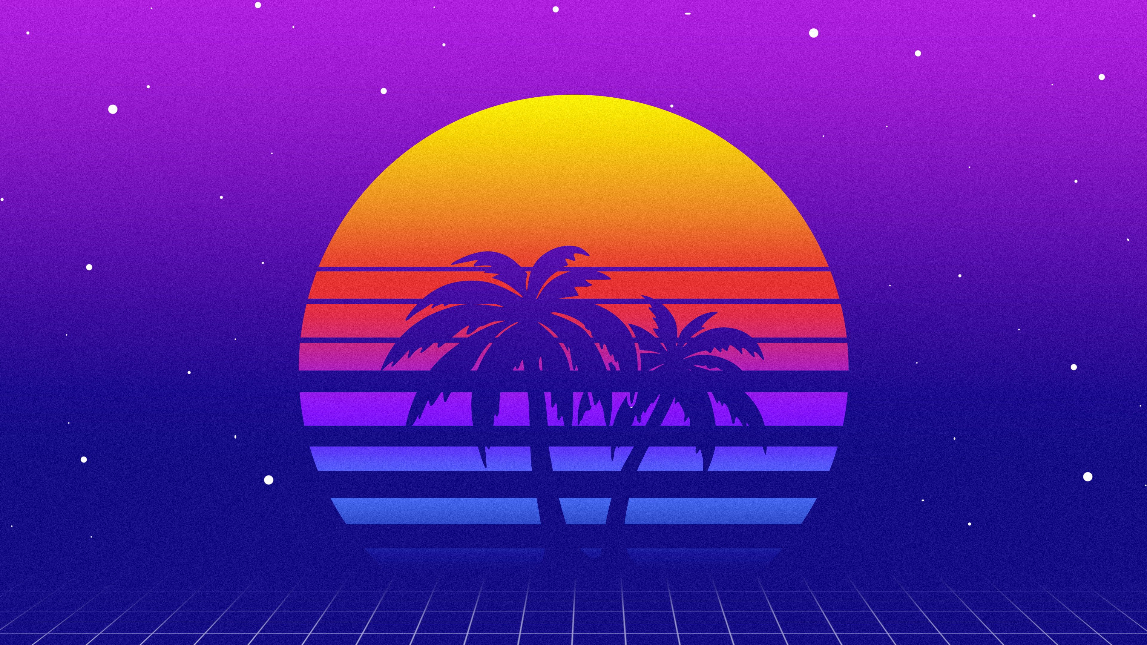 Artistic Retro Wave 4K 2021 Wallpapers