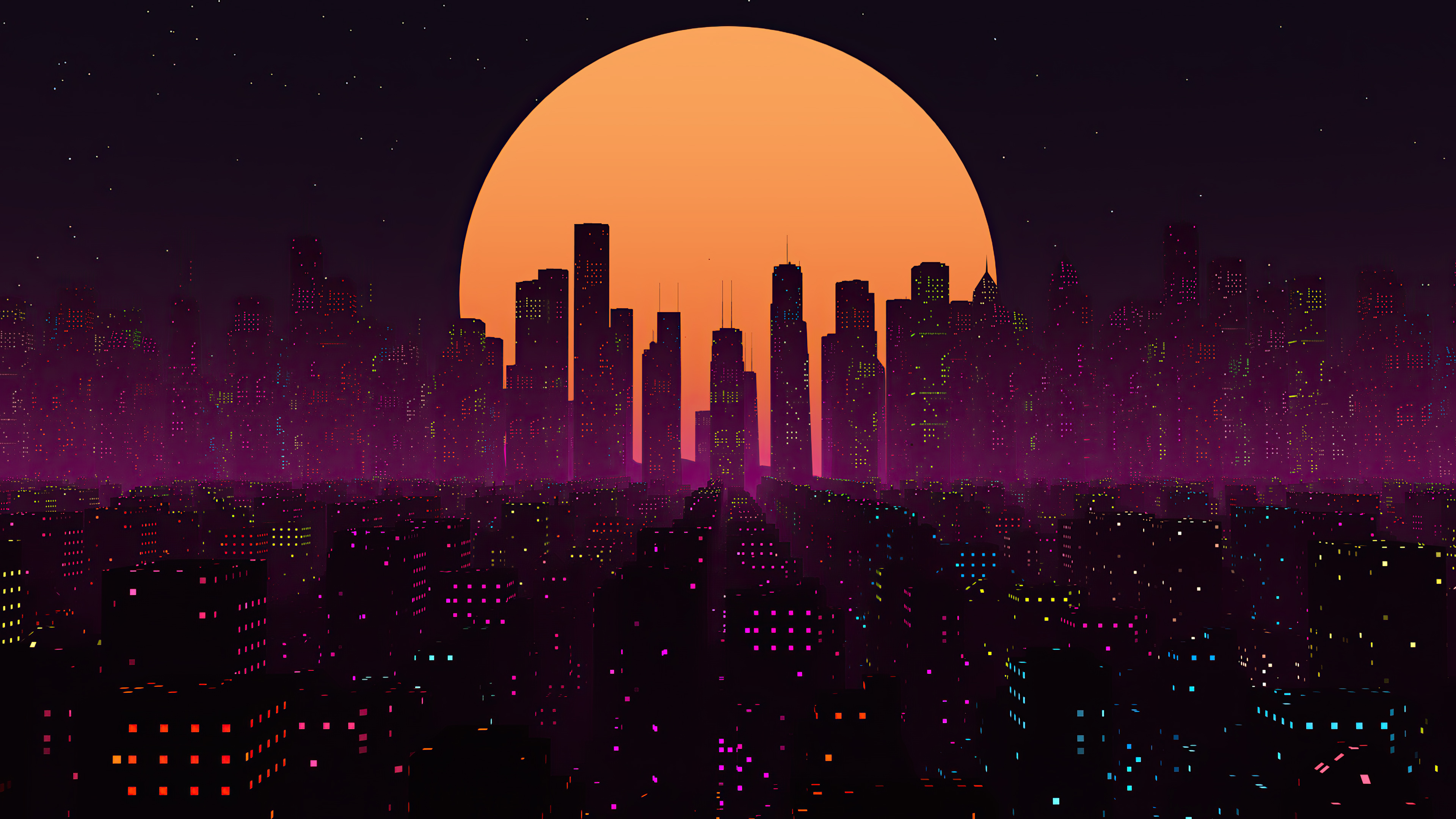 Artistic Retro Wave 4K 2021 Wallpapers