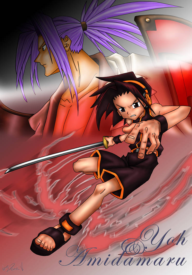 Asakura Yoh And Amidamaru Shaman King Wallpapers