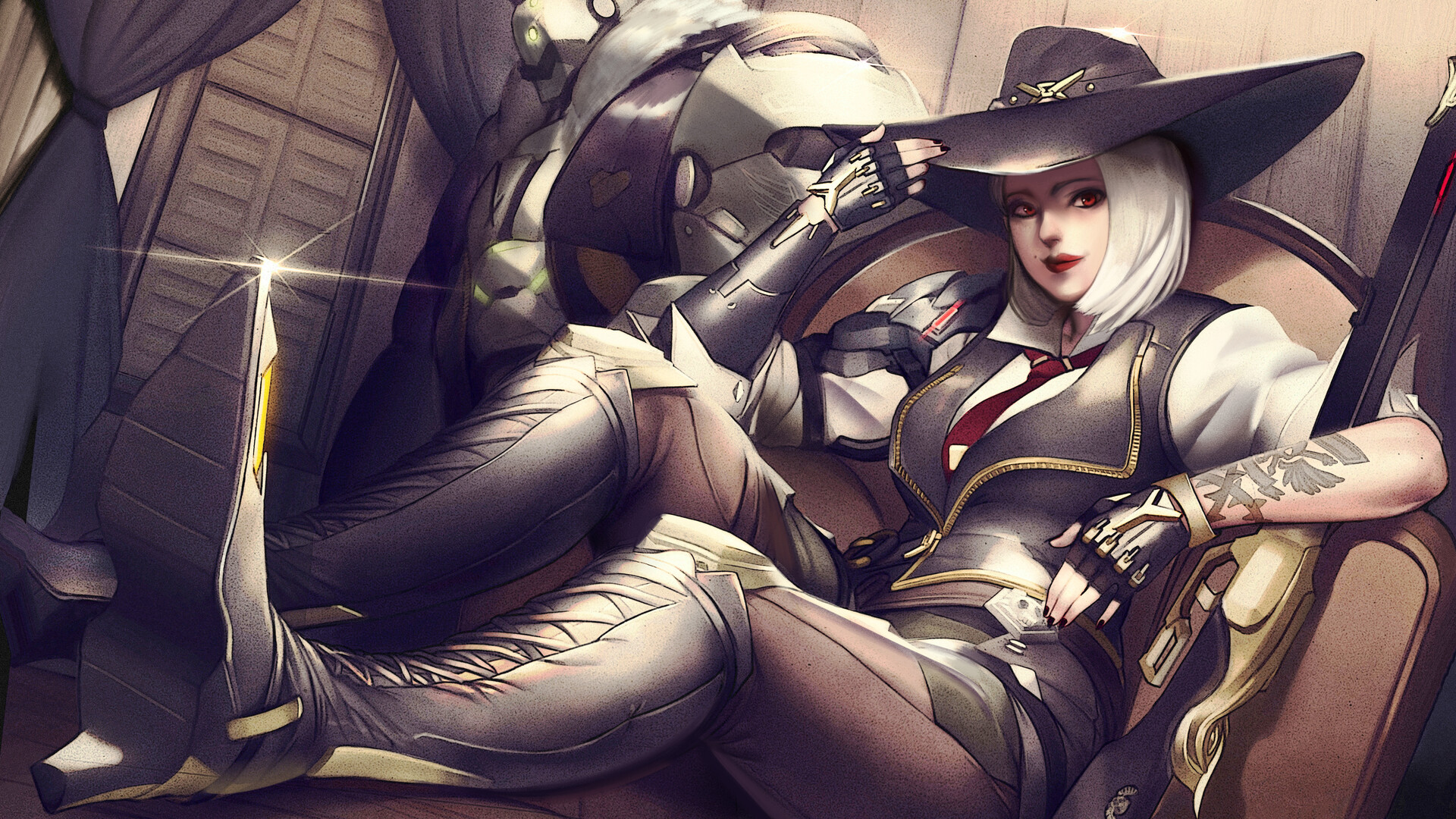 Ashe Overwatch Fanart Wallpapers