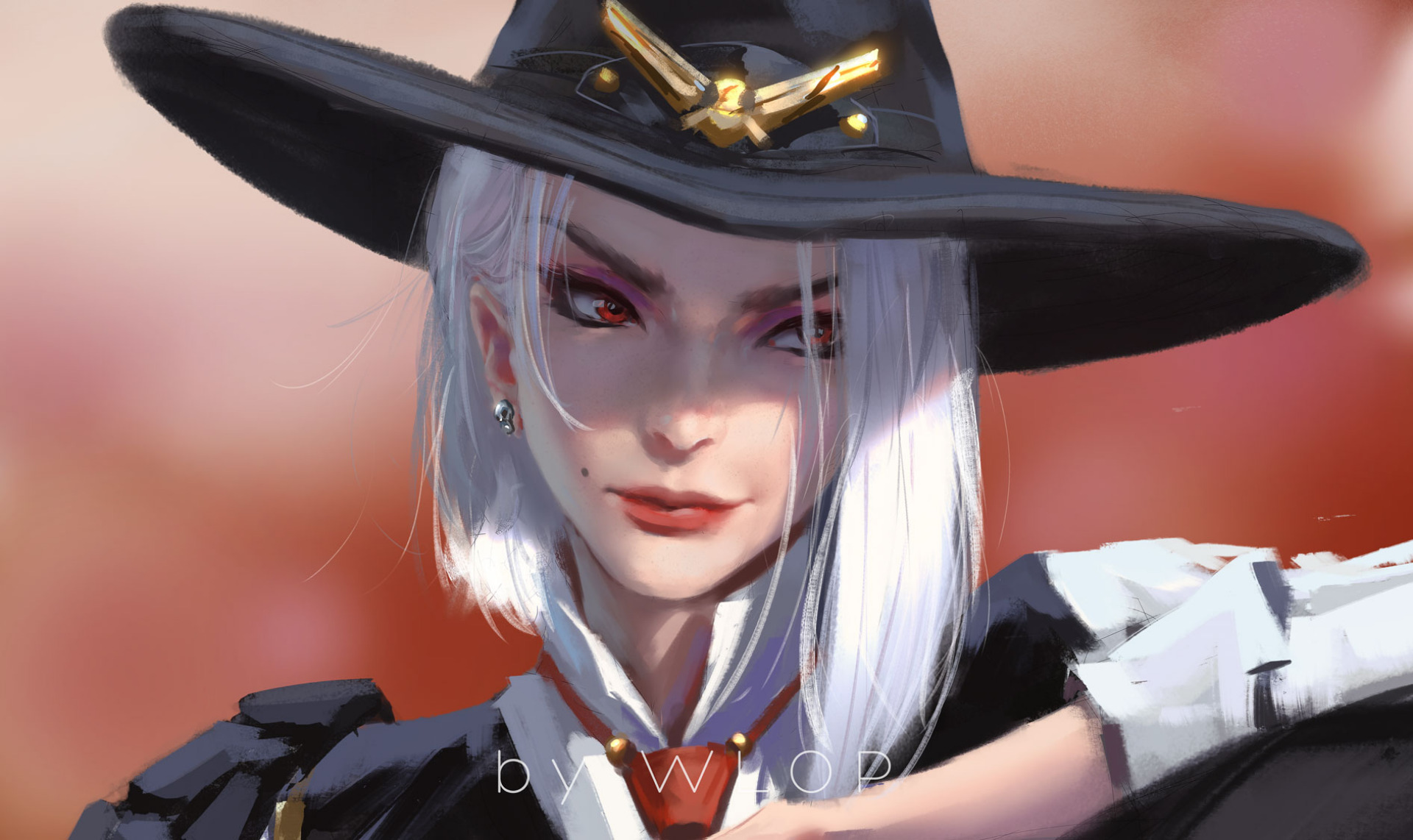 Ashe Overwatch Fanart Wallpapers