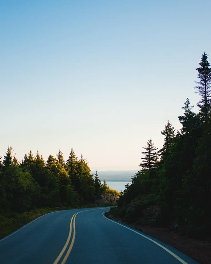 Asphalt Road Landscape Wallpapers