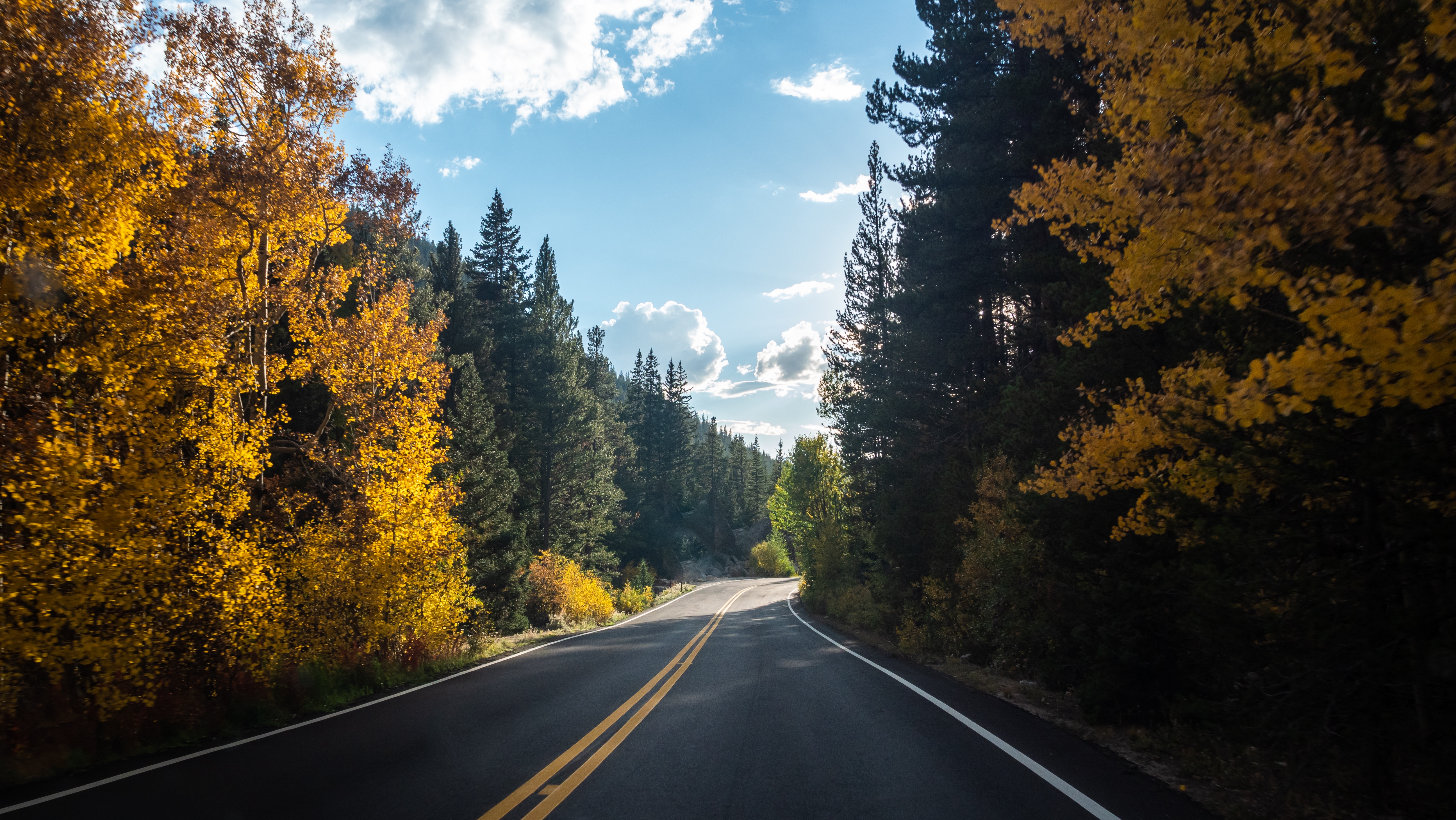 Asphalt Road Landscape Wallpapers