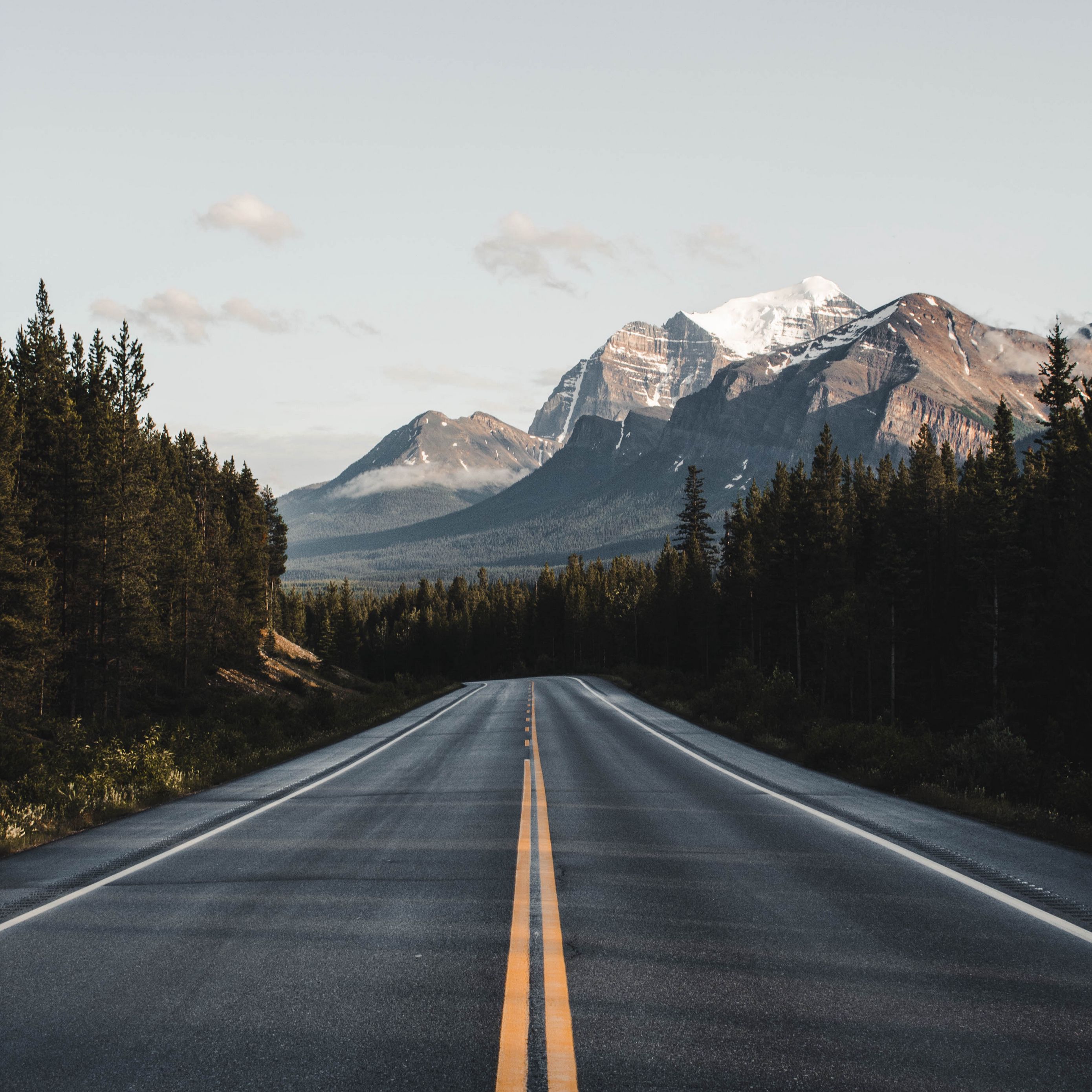 Asphalt Road Landscape Wallpapers