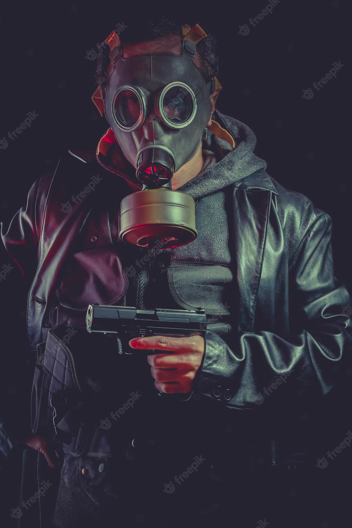 Assassin With Gas Mask 4K Dark Wallpapers