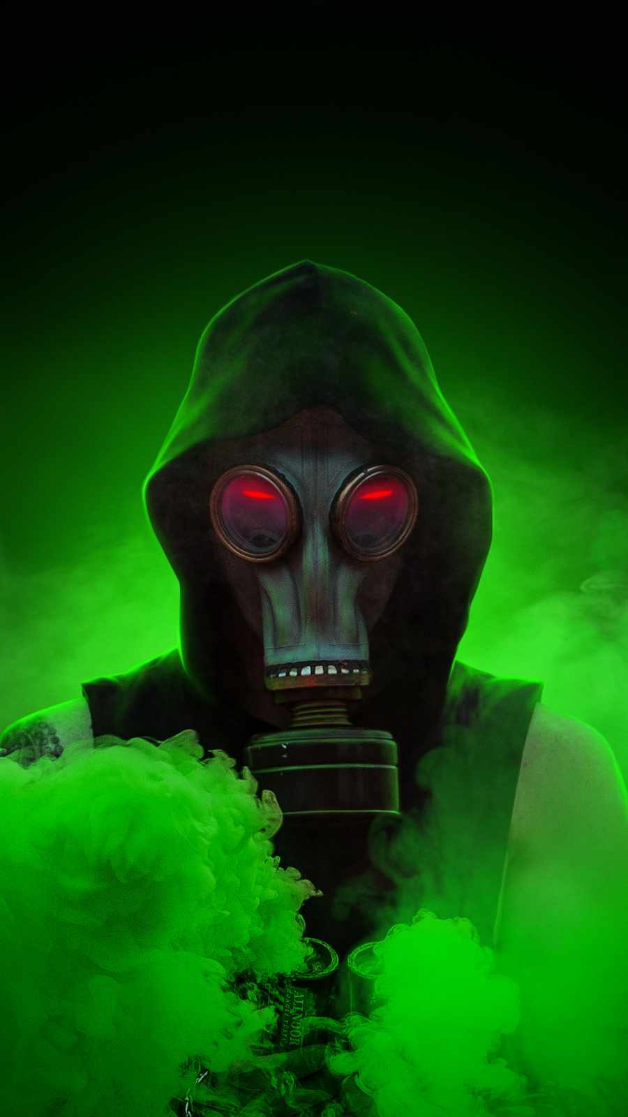 Assassin With Gas Mask 4K Dark Wallpapers