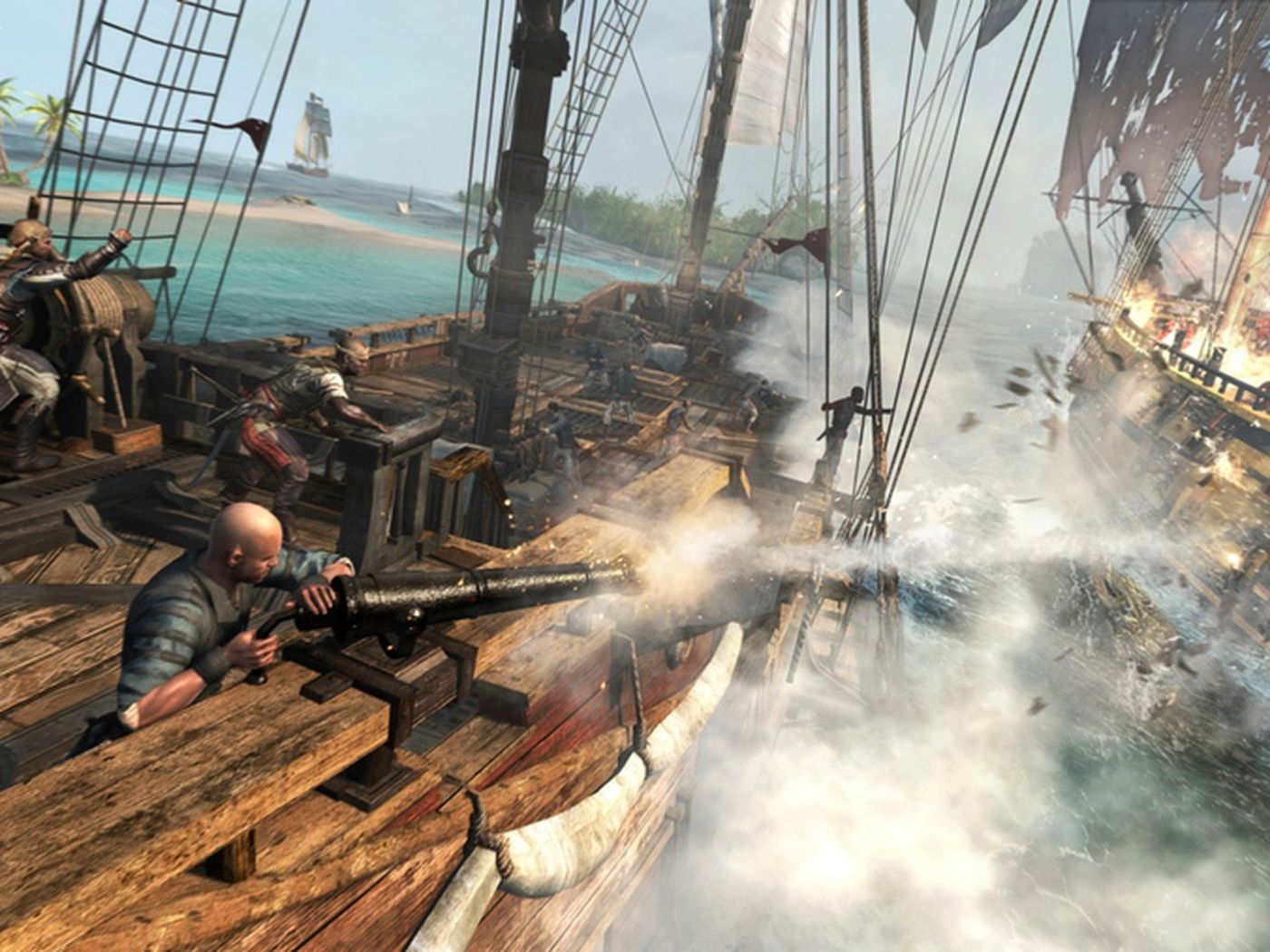 assassins creed 4 black flag ship combat Wallpapers