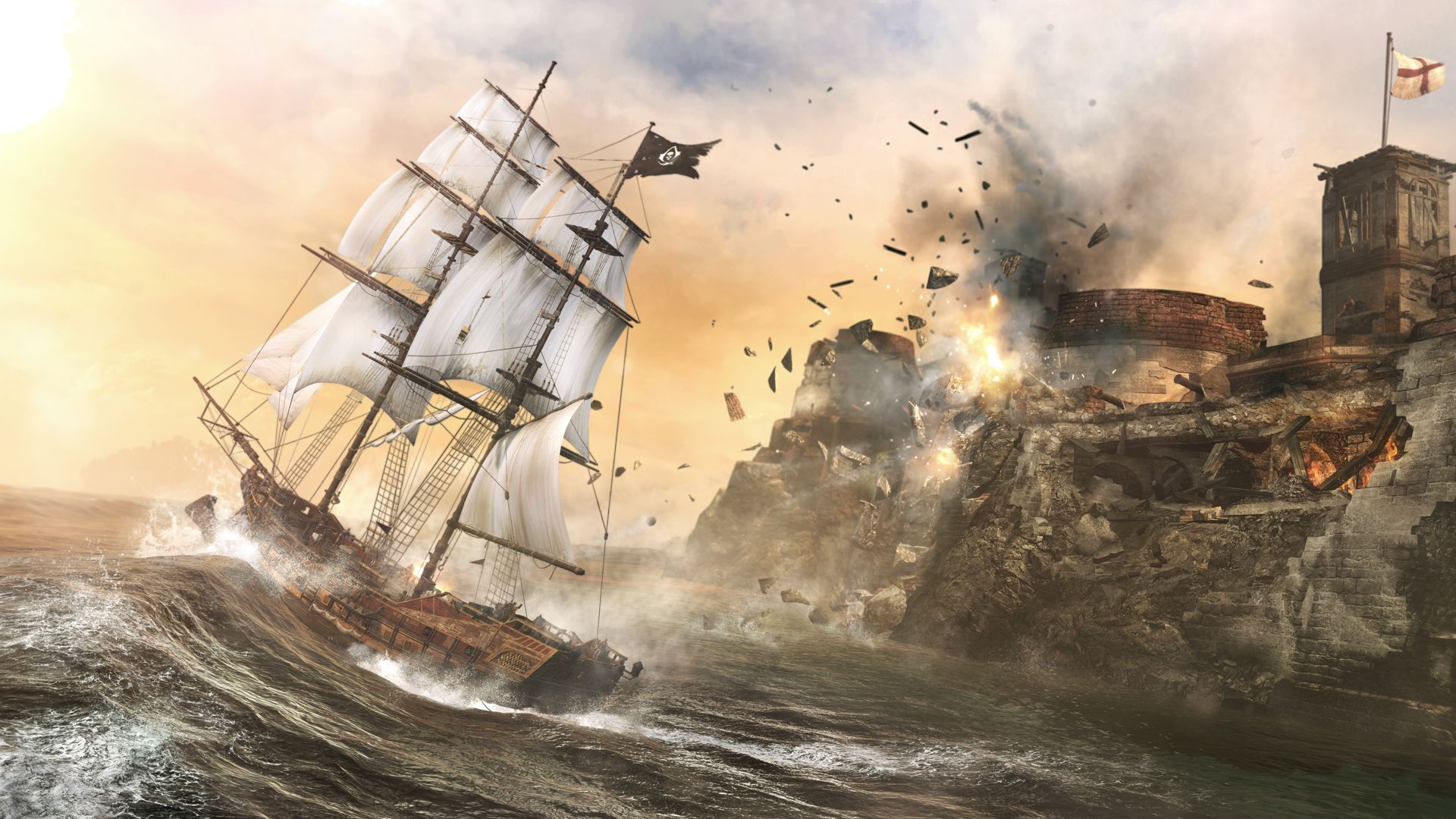 assassins creed 4 black flag ship combat Wallpapers