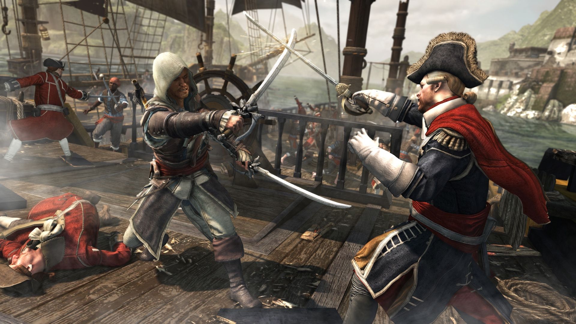 assassins creed 4 black flag ship combat Wallpapers