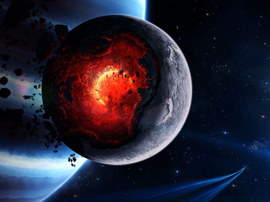 Asteroid Explosion Wallpapers