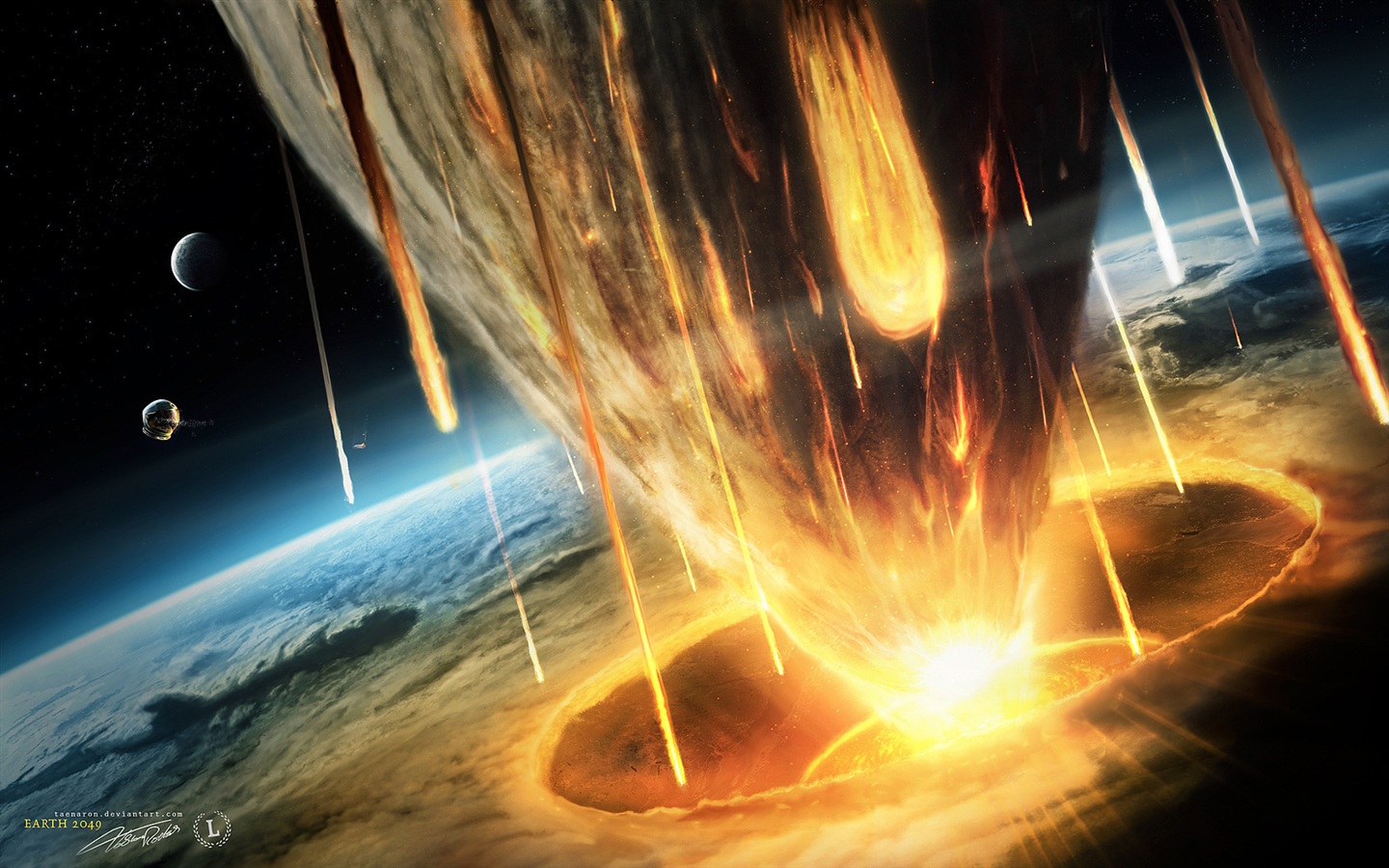 Asteroid Explosion Wallpapers