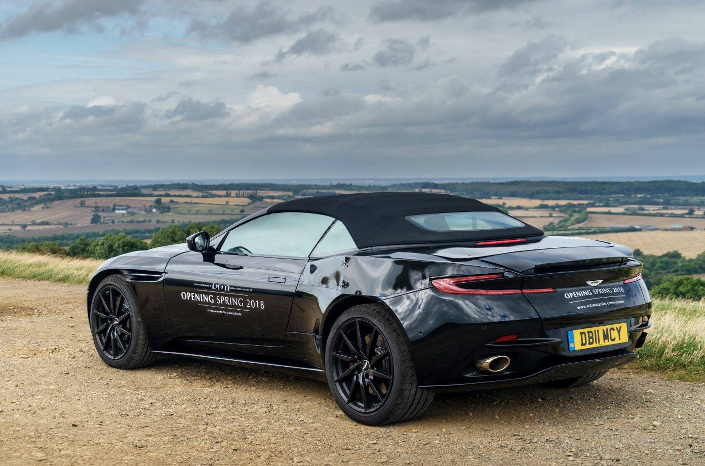 Aston Martin Db11 Volante 2018 Side View Wallpapers