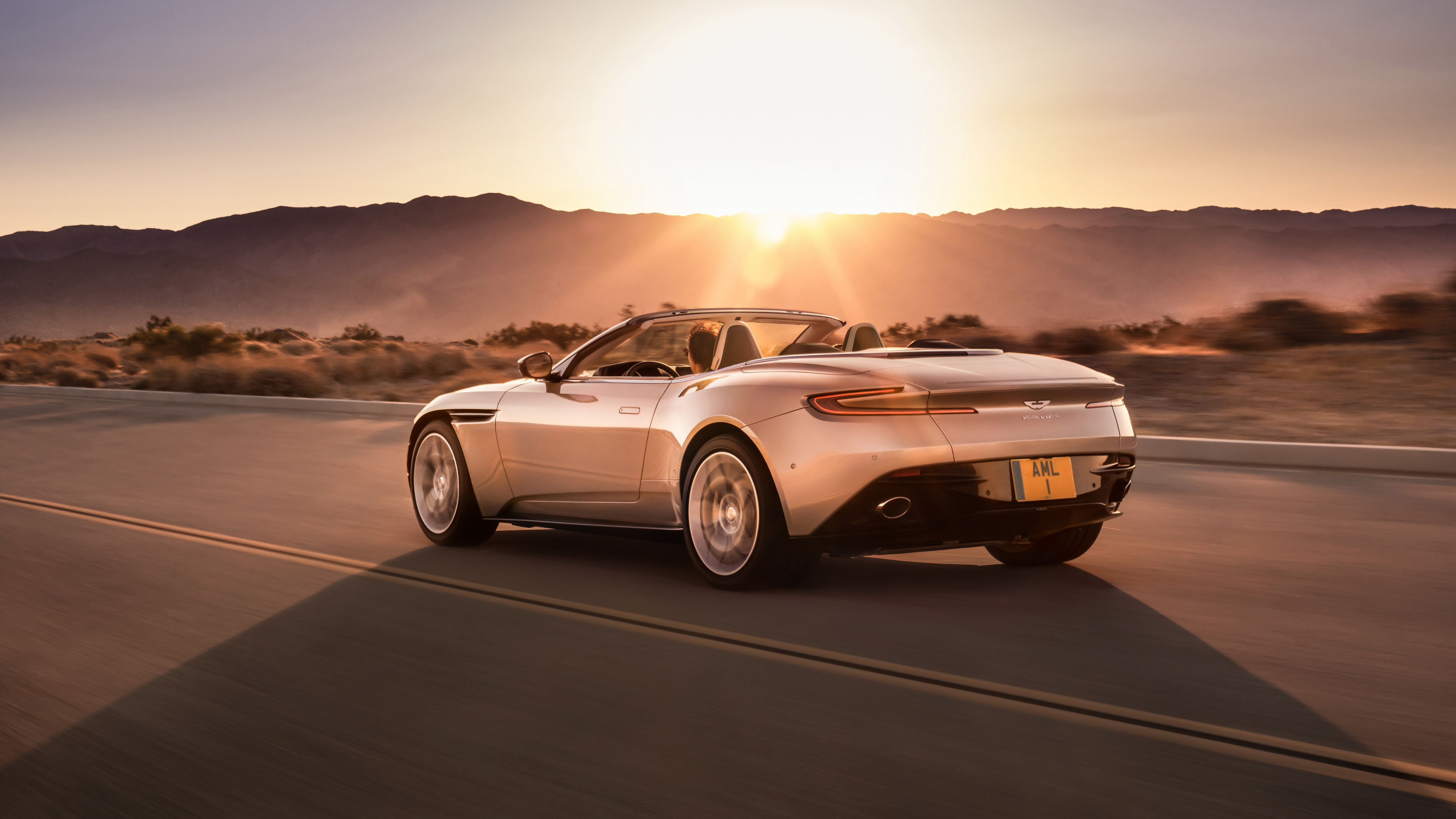 Aston Martin Db11 Volante 2018 Side View Wallpapers